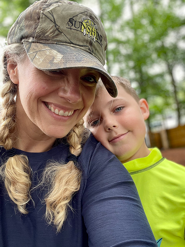 ryan and mom smiling